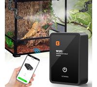 Humidificador de Reptiles, Glovios Nebulizador de Reptiles con Boquillas de Cabezal Ajustable de 360°, Nebulizador Reptiles para Anfibios Reptiles Plantas Flores
