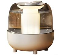 Humidificador de tanque grande con capacidad de 4 L, spray de niebla pesado, función de bajo ruido, pantalla digital y bandeja de aromaterapia para difusión de aceites esenciales en interiores (4 L