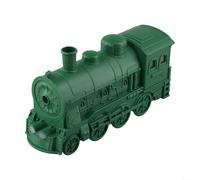 Humidificador de tren de vapor USB con función de difusor de aceite esencial 300 ml de capacidad, funcionamiento silencioso y luces ajustables (verde)