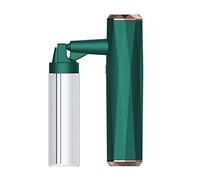 Humidificador de vapor facial portátil de mano, pulverizador eléctrico recargable para el hogar y la habitación, atomización de oxígeno de fuerte presión, penetración profunda, piel, color verde