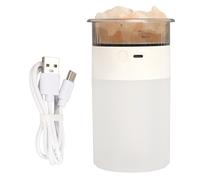 Humidificador de vapor frío para dormitorio, mini humidificador portátil recargable por USB con luz ambiental LED, nano pulverización,