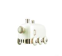 Humidificador de vapor retro, humidificador USB de tren retro: difusor de aroma de 300 ml con luz LED colorida para leer en casa (verde)