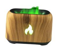Humidificador difusor de llama, humidificadores de niebla fría con efecto, luz de color de aroma ultra silenciosa para habitación, dormitorio, coche, estudio de yoga, escritorio, espacio para dormir