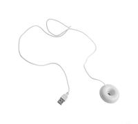 Humidificador Donut para mini para Hogar y Oficina - para niebla Fría Silenciosa con Protección Anti-seco USB 51mm(white)