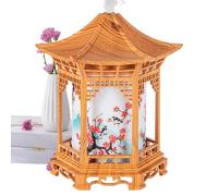 Humidificador Dormitorio - Table Mister 12x10,4x13,6Cm, Difusor 160Ml | Material ABS PP Diseño De Pabellón Funcionamiento Silencioso Función De Luz Nocturna Mejora Del Clima De La Habitación Dormitori