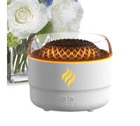 Humidificador en frío, humidificador de llama - Purificador de aire decorativo, para habitación de los niños, baño, sótano, salón, coche, yoga, spa, hotel,