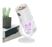 Humidificador giratorio de doble boquilla con depósito de 320 ml | Purificador de aire para habitación de casa, baño, guardería, oficina, coche, viaje, invierno y estudio