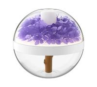 Humidificador, Humidificador de aire USB recargable for el hogar, humidificador hidratación con luz LED color,para hogar y oficina(Purple)