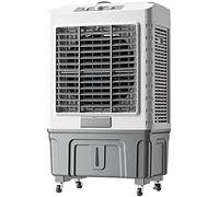 Humidificador industrial, ventilador evaporativo comercial, aire acondicionado 3 en 1 con tanque de agua de 55 litros, potente motor para refrigeración eficiente