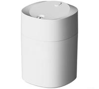 Humidificador mini USB con luz nocturna LED de 7 colores, niebla silenciosa de onda de sonido para escritorio, dormitorio, oficina, capacidad de 200 ml (K5-A blanco)