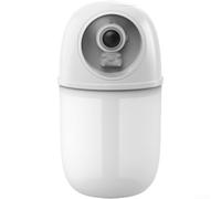 Humidificador mini USB de 260 ml, humidificador de aire de escritorio astronauta con luz nocturna, 2 modos de niebla, bajo ruido para uso en dormitorio y oficina (blanco)