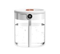 Humidificador para dormitorio, humidificador de niebla fría de 2 litros para el hogar del bebé, sensor de humedad, 20 horas de duración, fácil de llenar y limpiar, humidificadores de aire silenciosos