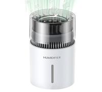 Humidificador para dormitorio | Ionizador de aire con iones negativos,Humidificador de ambiente evaporativo 5L a 100 niveles,Para el hogar Reducción de polvo en mesilla de noche o de viaje