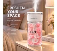 Humidificador para Dormitorios, Humidificador de Niebla Fría para y Habitaciones Grandes, Humidificador Silencioso, Luz Nocturna, Difusor de Aceites Esenciales, Humidificador Ultrasónico Rápido