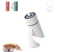 Humidificador Para Perros Pawbreath 2.0: 100% Seguro Para Mascotas Y Sin Riesgos, Silencioso/Niebla Ajustable A 90°, Proporciona Un Ambiente HúMedo Para Perros (Blanco,Recargable)