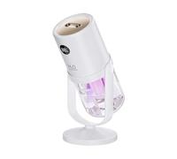Humidificador Pequeño | Humidificador de Doble Boquilla con Tanque de 320 Mililitros | Purificador De Aire Doméstico | Para Hogar Dormitorio Baño Oficina Coche Viaje Invierno Estudio