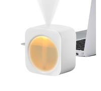 Humidificador pequeño para dormitorio - Humidificador de mesa USB silencioso con función de temporizador y luz nocturna - Carga USB y función de temporizador para biblioteca, hotel,