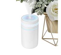 Humidificador Pequeño Para Escritorio,Humidificador Portátil con Luz Ambiental | Difusor Silencioso 250ml con USB para Yoga, Dormitorio y Spa