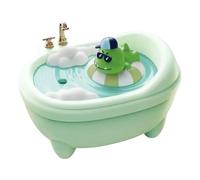 Humidificador pequeño para niños, diseño de bañera, humidificador de dormitorio, USB con luz nocturna LED de 7 colores para niños, adultos, familia