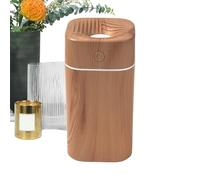 Humidificador pequeño - Tanque portátil con luz, humidificador de oficina, purificador de habitación pequeña, diseño de lámpara de noche con niebla suave y silenciosa para habitación de niños, sala de