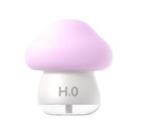 Humidificador Portátil Con Luz Nocturna - Mini Humidificador En Forma De Seta USB Con LED De 7 Colores | Para Dormitorio, Habitación Infantil, Oficina, Coche, Hogar, Sala De Estar, Mesita De Noche