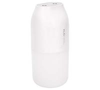 Humidificador Portátil, Difusor Humidificador Con Pulverizador De Niebla Fría Doble, Carga USB, Nanómetro, Atomización, 2 Engranajes, Luz Nocturna, 300ml(Blanco)