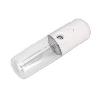 Humidificador Portátil, Mini Humidificador Rociador de Niebla Portátil Nano Facial para el Cuidado de la Piel y el Cuerpo Facial Humido y Extensiones Pestañas (WHITE)