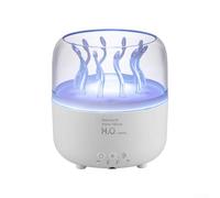 Humidificador que cambia de color con control remoto que crea un ambiente relajante para cualquier momento del día (blanco)