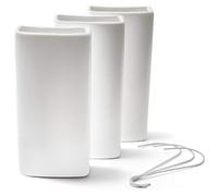 Humidificador radiador Ligano ® blanco, evaporador de agua cerámico para calefacción, 3 piezas