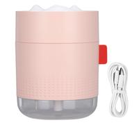 Humidificador recargable por USB para dormitorio, mini humidificador silencioso con luz nocturna cálida y dos modos de pulverización, apagado