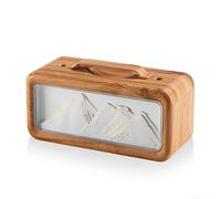 Humidificador Snow Mountain con dos modos de niebla con tres luces ambientales, tanque grande de 600 ml, funcionamiento silencioso, alimentado por USB, para oficina, dormitorio, escritorio, blanco