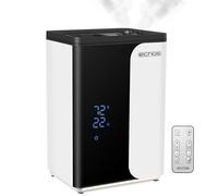 Humidificador ultrasónico de 5 litros WiFi Smart Life App Control remoto purificador de aire Purificador de aire Higrómetro incorporado Pantalla táctil LED 12h Temporizador Modo Nocturno Cálido o Frío