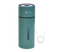 Humidificador ultrasónico de niebla fría, vaporizador con dispensador de humedad de luz nocturna colorida, apagado automático sin agua, adecuado para dormitorio, hogar y | Niebla ajustable recargable