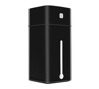 Humidificador Ultrasónico, Humidificador De Niebla Fría,Humidificadores De Mesa Ultrasónicos - Humidificador Silencioso Para Habitaciones De Gran Tamaño Con Depósito De Agua De 1 Litro Para Am