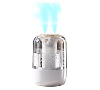 Humidificador Ultrasónico - Pantalla Digital Silenciosa 2 Salidas - Humidificador De Aire Ultrasónico Para Dormitorio | Para Sala Dormitorio Casa Apartamento