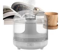 Humidificador ultrasónico para dormitorio, humidificador de niebla fría de llenado de 500 ml con apagado automático y luces nocturnas coloridas, ideal para el hogar, humedad del aire interior