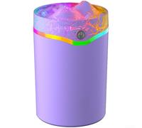 Humidificador USB 3 Boquillas Silencioso Gran Capacidad(Purple)