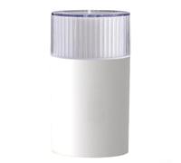 Humidificador USB de 300 ml, con spray continuo o intermitente, luz nocturna de color ambiente, conexión de alimentación directa para el hogar y el vehículo (blanco)