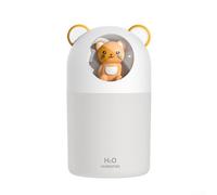 Humidificador USB de luz nocturna silenciosa con atomizador de gran capacidad para difusión de aromas y purificación de aire en espacios pequeños (D)