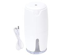 Humidificador USB, difusor de aromaterapia de gran capacidad de 360 ml, atomizador silencioso de niebla fría con luz nocturna colorida, mini humidificador portátil para coche, (Blanca)