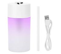 Humidificador USB Humidificador de aire Oficina de alta capacidad Difusor de aceite esencial silencioso con diseño de luz ambiental para el hogar Oficina Coche Material ABS Tanque