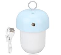 Humidificador USB Mini humidificador portátil con ajuste de 2 niveles 300 ml Gran capacidad Diseño de luz nocturna de niebla fina Batería de iones de litio incorporada para el