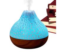 Humidificador volcán | Difusores de llama simulada volcán, luz ambiental RGB, humidificador silencioso de niebla de fuego, purificador de aire para relajación, mejora del estado de ánimo