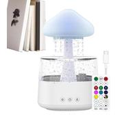 Humidificadores De Lluvia De - Humidificador De Lluvia De Champiñones Goteo De Agua | Humidificador De Lluvia En Forma De Gota De Lluvia, Con Cable De Carga, Control Remoto, Difusor De Luz