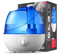 Humidificadores de niebla fría para recámara y habitación grande (tanque de agua de 2.5 l) humidificador de aire ultrasónico silencioso para bebés, guardería, oficina, plantas de interior y toda la