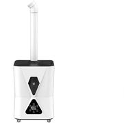 Humidificadores de niebla ultrasónicos industriales, humidificador comercial for toda la casa de 13 l con ruedas universales y salida de niebla de 1500 ml/h(Intelligent models)