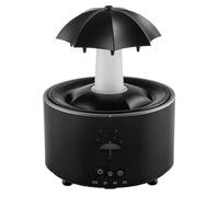 Humidificadores De Vapor Frío | Humedecidor de Aire de 7 Colores con Efecto de Gota de Lluvia - Humidificador Paraguas de Lluvia | Para Dormitorio Estudiantil Aula Mesilla Noche Apartamento Salón Hote