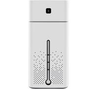 Humidificadores Humidificador de aire ultrasónico Difusor silencioso 1000 ML Mini difusores de aromaterapia Cool Mist Maker Purificador for el hogar Humidificadores for dormitorio(White-6sponge Core)