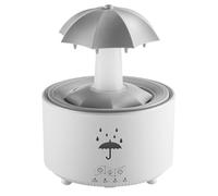Humidificadores Para Dormitorio,7 Colores Con Efecto Gota De Lluvia - Difusor Giratorio En Forma De Paraguas,para Habitación Escritorio Dormitorio Mesita de Noche Apartamento Hotel