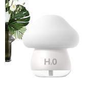 Humidificadores para dormitorio, con luz nocturna, 7 colores, portátil, funciona con pilas, humidificador de habitación pequeña, para plantas, guardería, oficinas, dormir frío, ancianos, niños, mesita